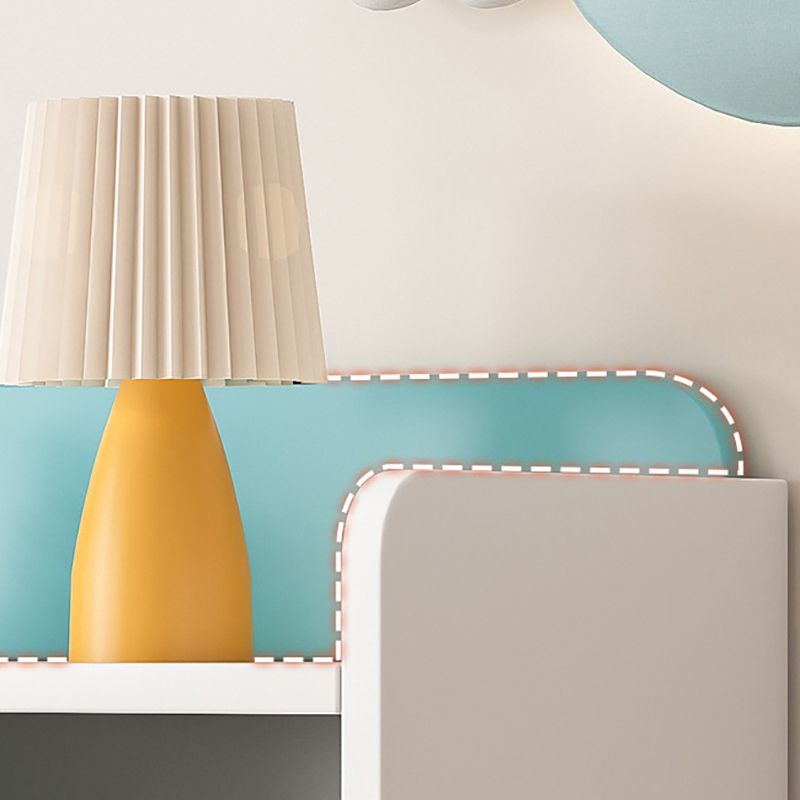 4-Tier Contemporary Bookshelf Standard Engineered Wood Bookcase 11.8" Wide