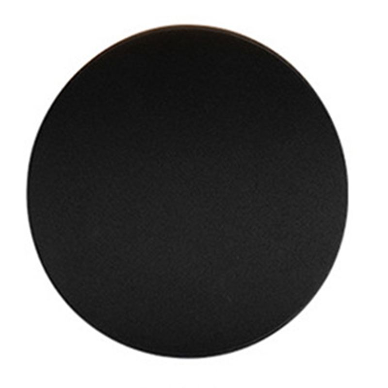 Moderner Kreis LED -Wandlampe Metall 1 Licht Wandbeleuchtung