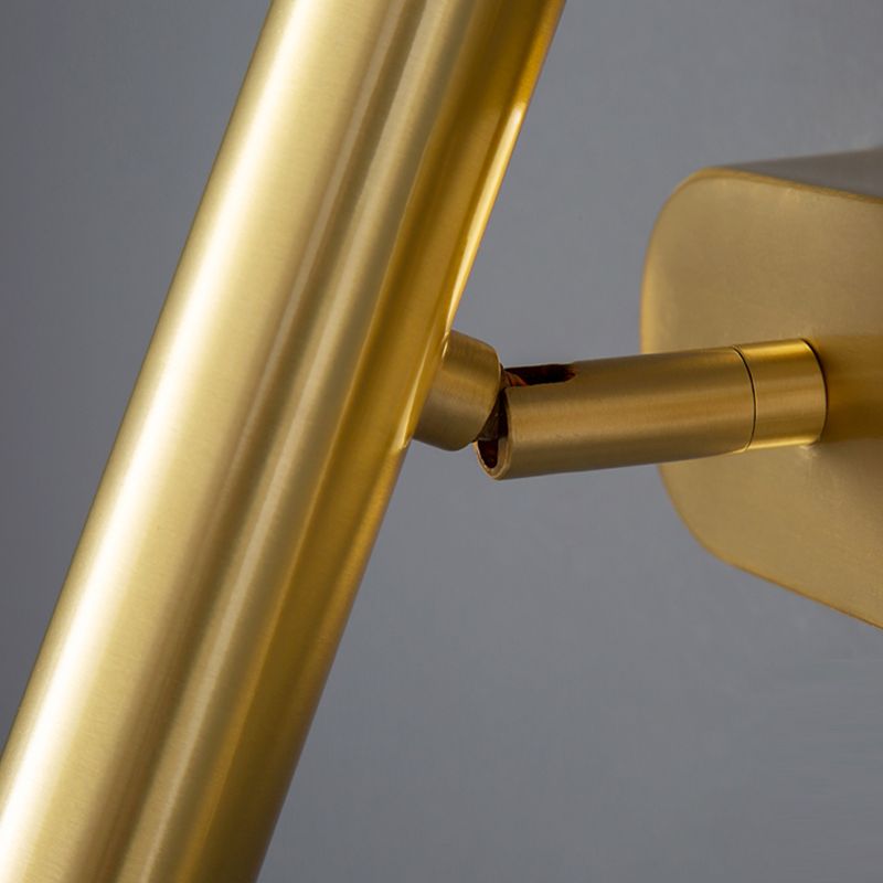 Copper Wall Lamp Modern Style Wall Mount Lamp with Metal Shade for Bedroom