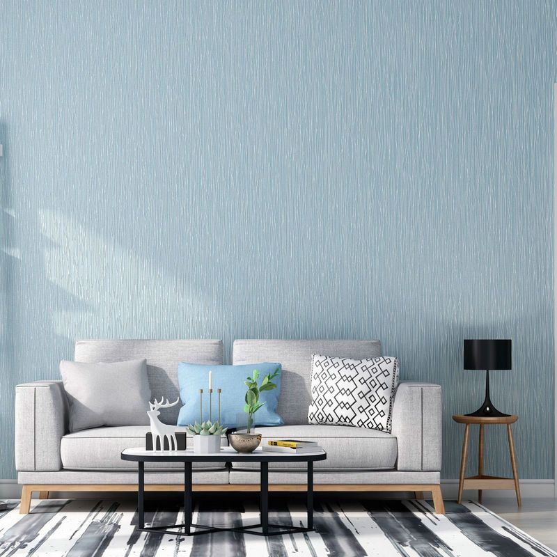 20.5"W x 31'L Wall Decor Minimalist Narrow Stripe Non-Pasted Wallpaper in Natural Color