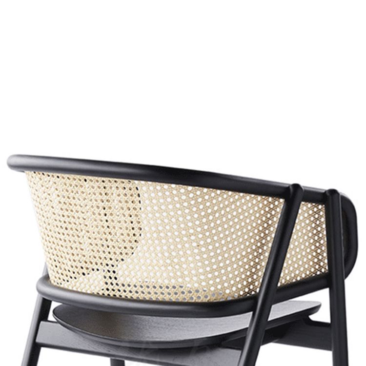 Wood Side Dining Chairs Nordic Style Open Back Dining Side Chair