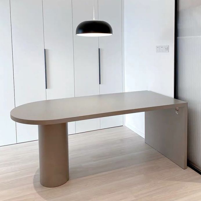 Solid Wood Contemporary Free Form Dining Table Pine Wood Table for Dining Room