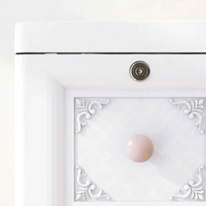 White/Blue/Green Lingerie Chest Contemporary Plastic Chest with Drawers for Bedroom