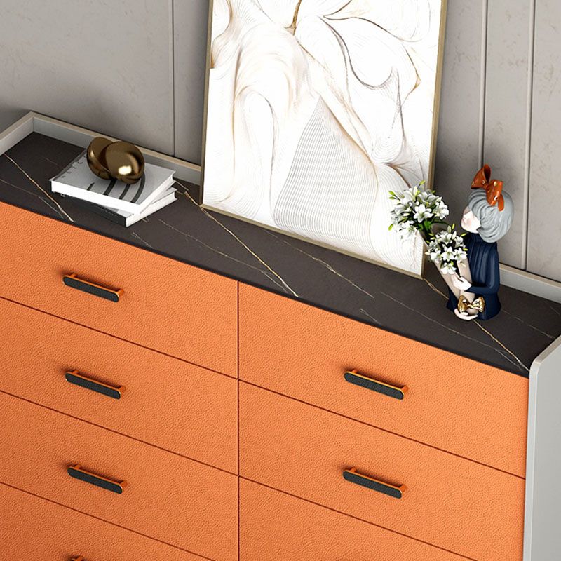 9.75-inch Width Storage Chest Dresser Modern Stone Storage Chest