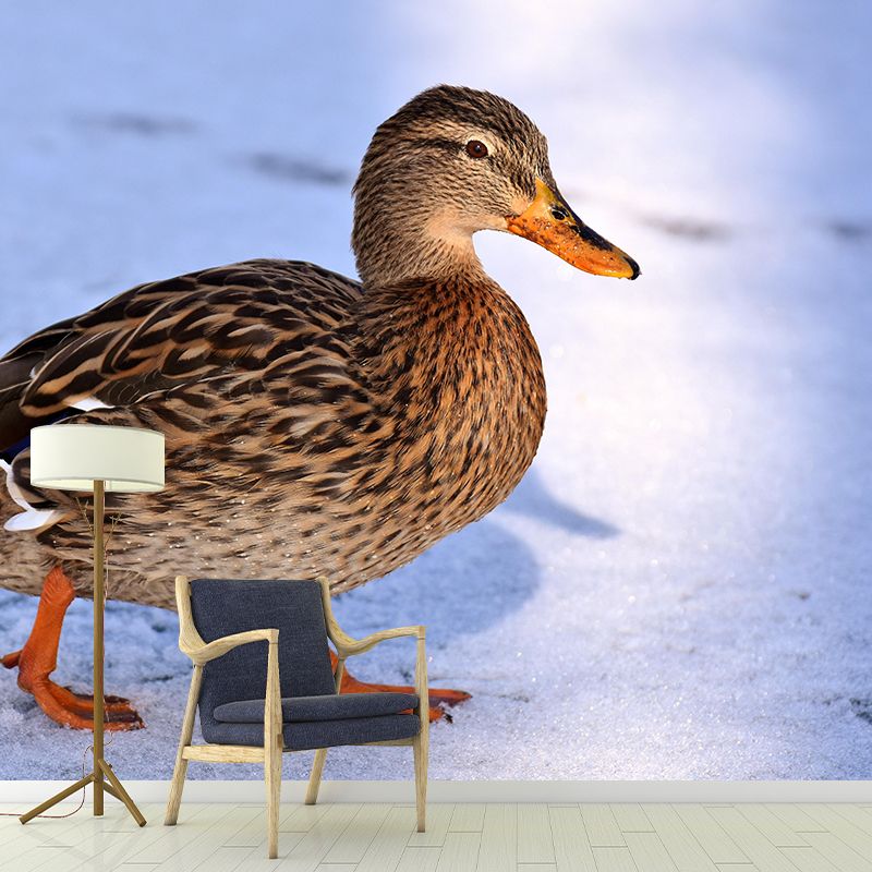 Customized Contemporary Duck Mural Mildew Resistant for Sitting Room Bedroom