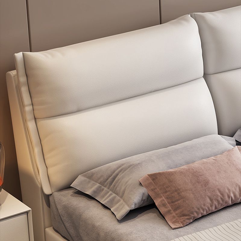 Contemporary 41.33" Tall Upholstered Rectangular Headboard Standard Bed