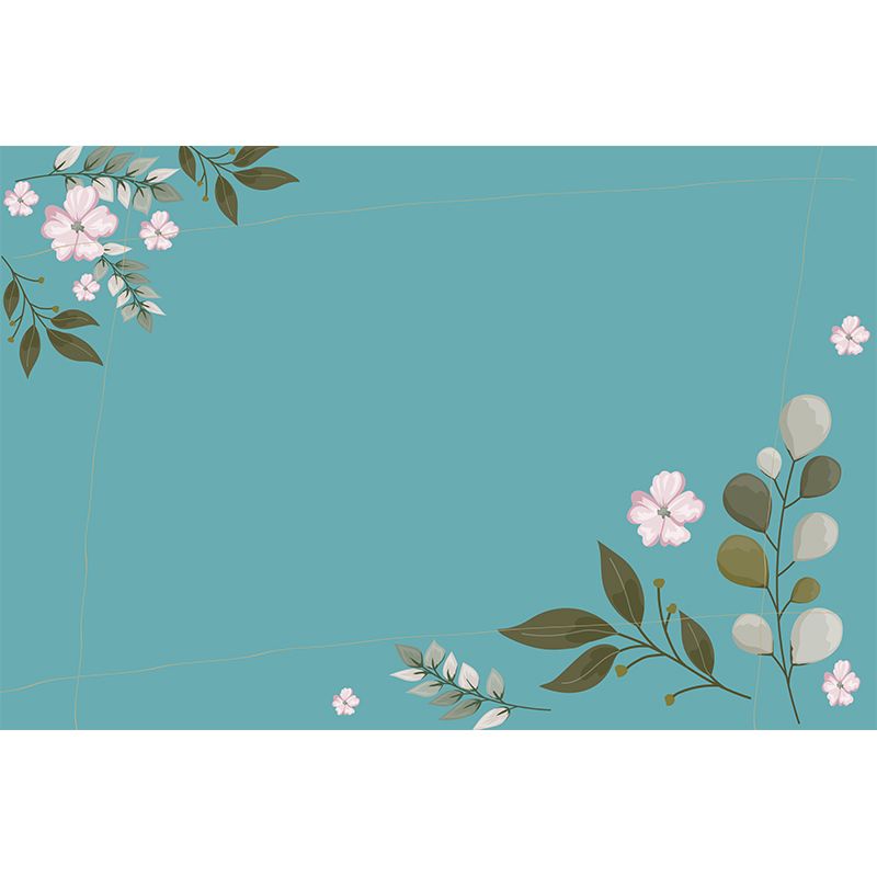 Plant Wall Customized Tropical Mural Mildew Resistant Wallpaper for Wall Decor