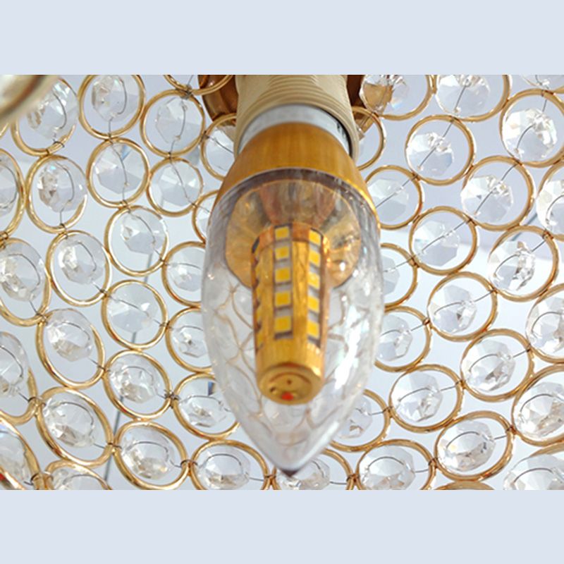 Lámpara de techo esférica Simplicity, luz empotrada para pasillo de 1 luz de cristal