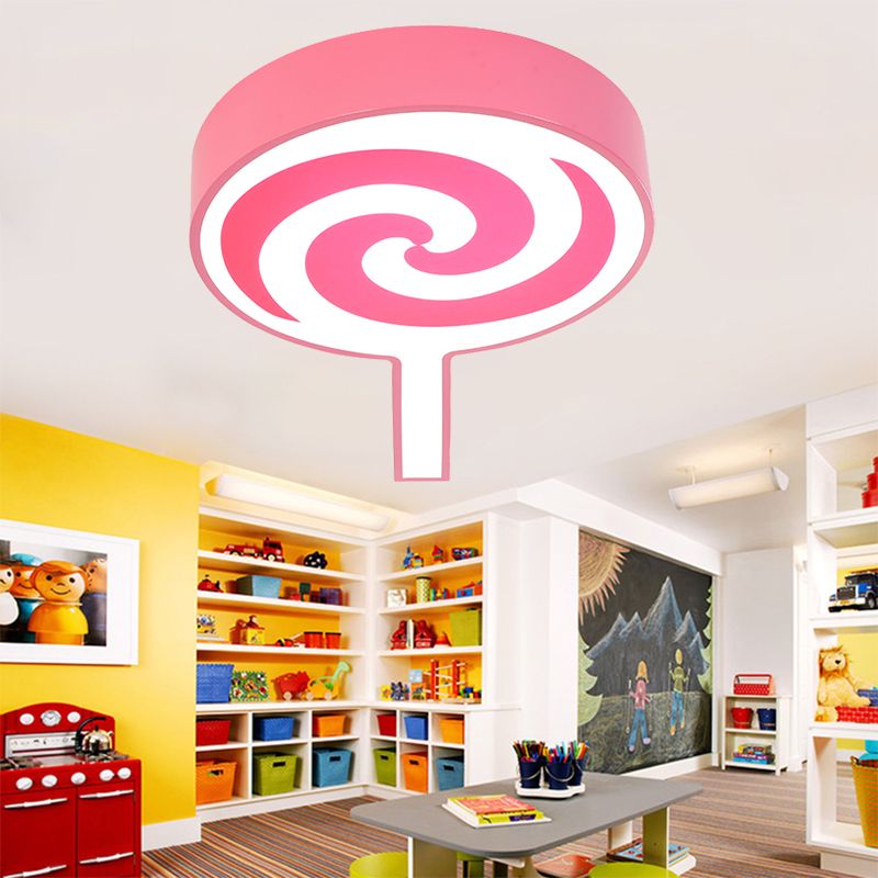 Lollipop Kindergarten Unterputz-Deckenleuchte, Acryl-Cartoon-Deckenleuchte