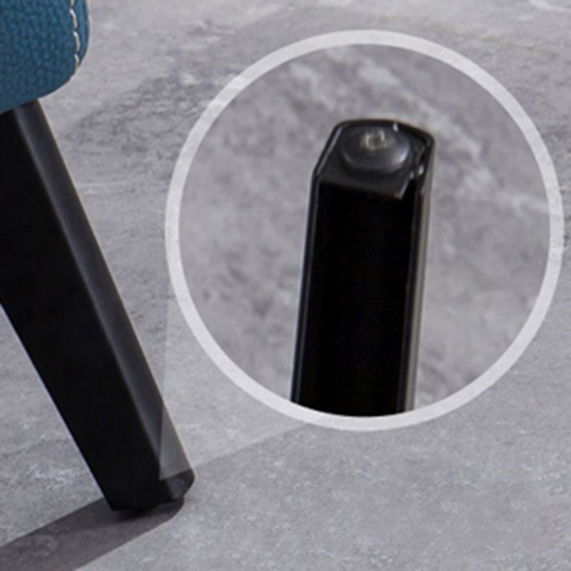 Contemporary Plain Chair Ottoman Plain Cotton Tufted Footstool Ottoman