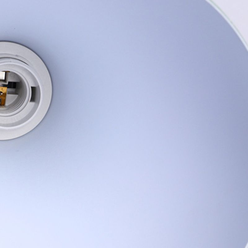 Bowl Shape Hanging Light Modern Style Metal 1 Light Hanging Lighting for Living Room