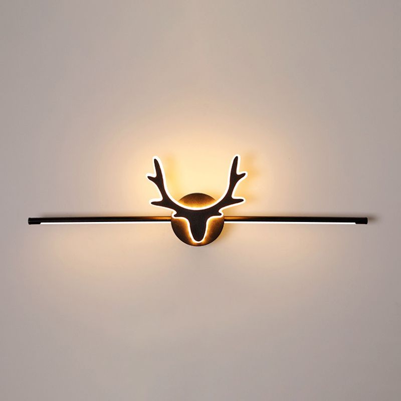 Nordic Style Iron Vanity Light Antler Shape Vanity Lamp for Shower Room