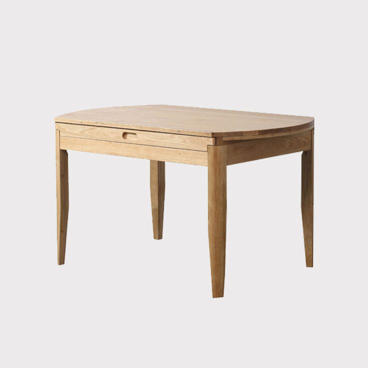 Minimalist Wooden Dining Set Standard Height with 4 Legs Base Dining Room Set for Home Use