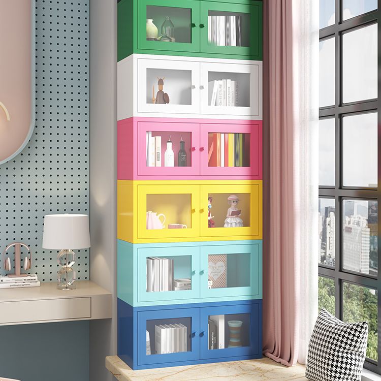 Metal Cabinets Included Bookshelf Standard Scandinavian Bookcase