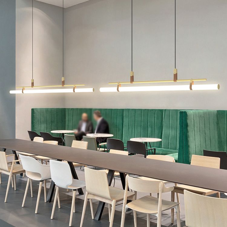 Linear Island Chandelier Lights Modern Acrylic Chandelier Lighting Fixtures