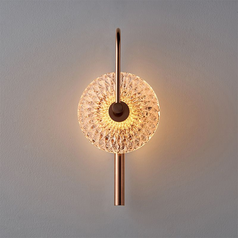 Contemporary Geometric Wall Lighting Ideas Glass 1 Light Sconce Light