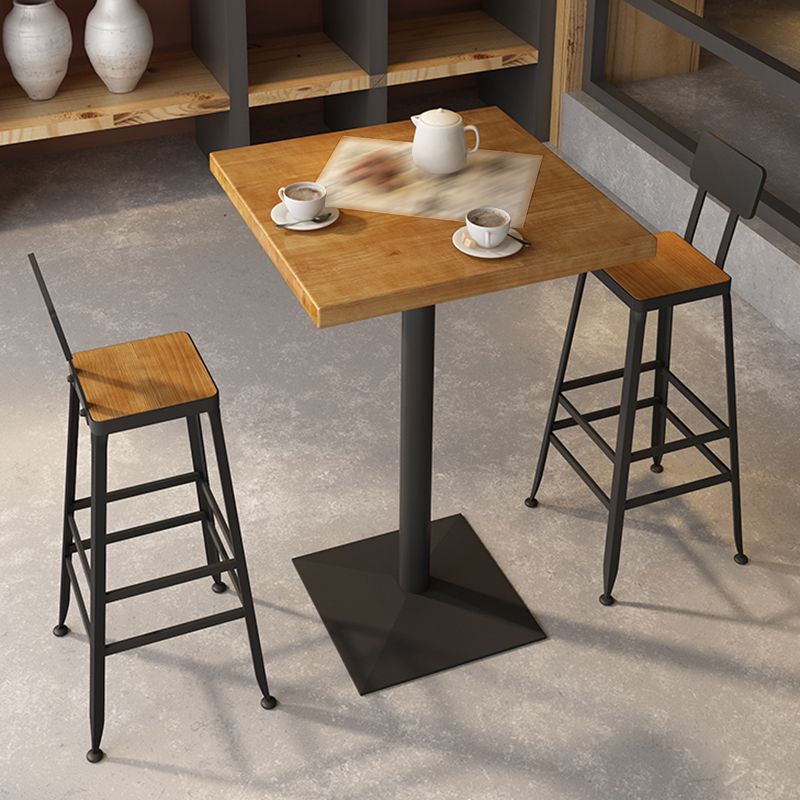 Contemporary Counter Height Stools Low Back Counter Chair for Restaurant