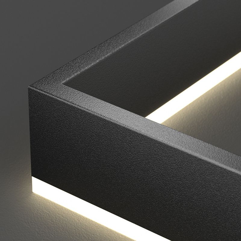 Iluminación de colgante estructurado negro mate lámpara de led metal para sala de estar para sala de estar