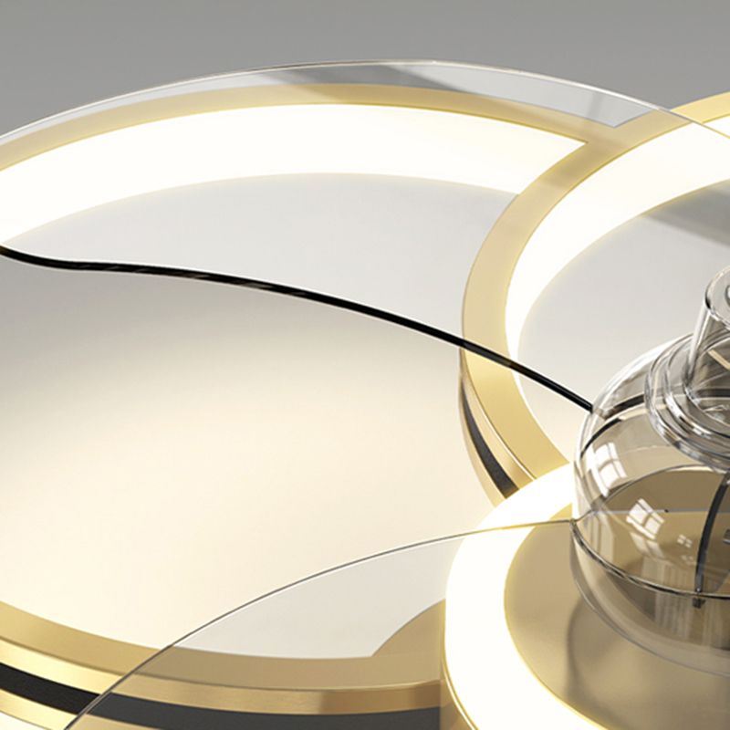 Luci ventilatori a soffitto geometrico in metallo MODERNO MODERNA LUCIFICA