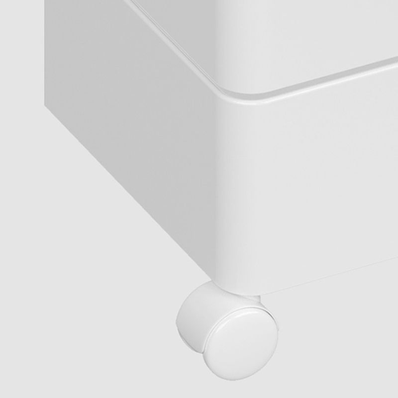 Modern Bedside Cabinet Plastic Accent Table Nightstand for Living Room