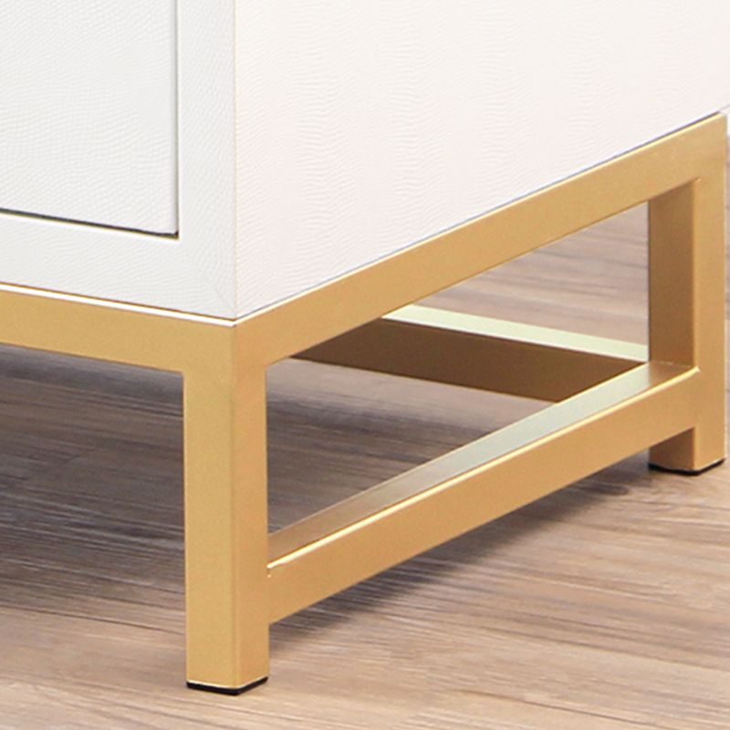 Glam Vertical Storage Chest Bedroom 16"W Wooden Chest with Drawers