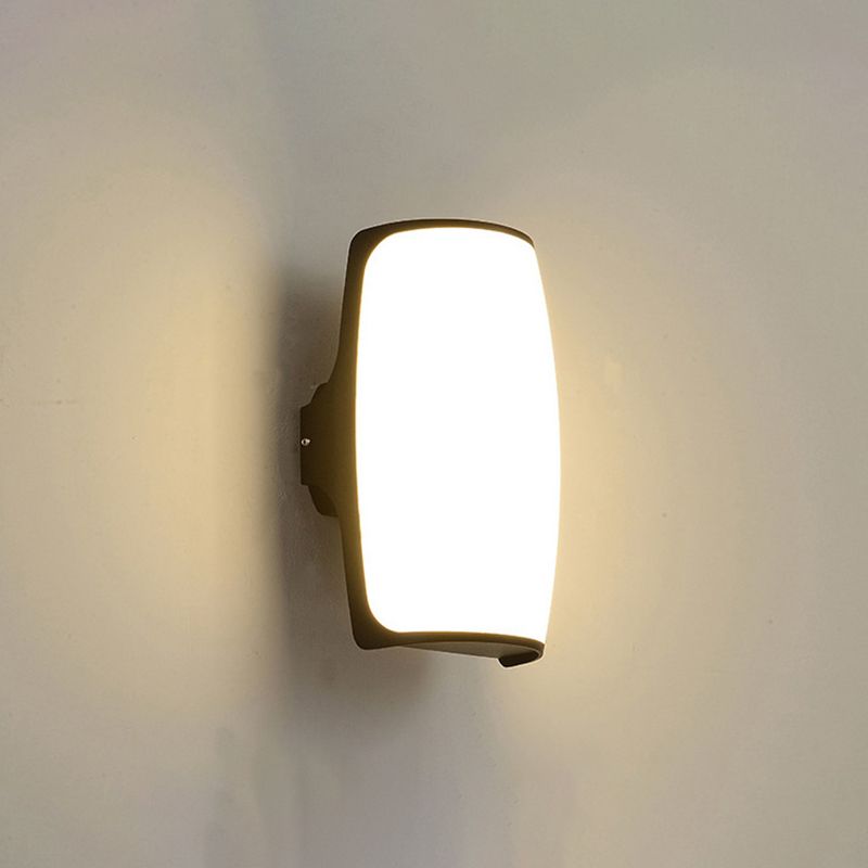 1-Licht geometrische Wandleuchten moderne einfache Style Metall-Wandbeleuchtung in Schwarz