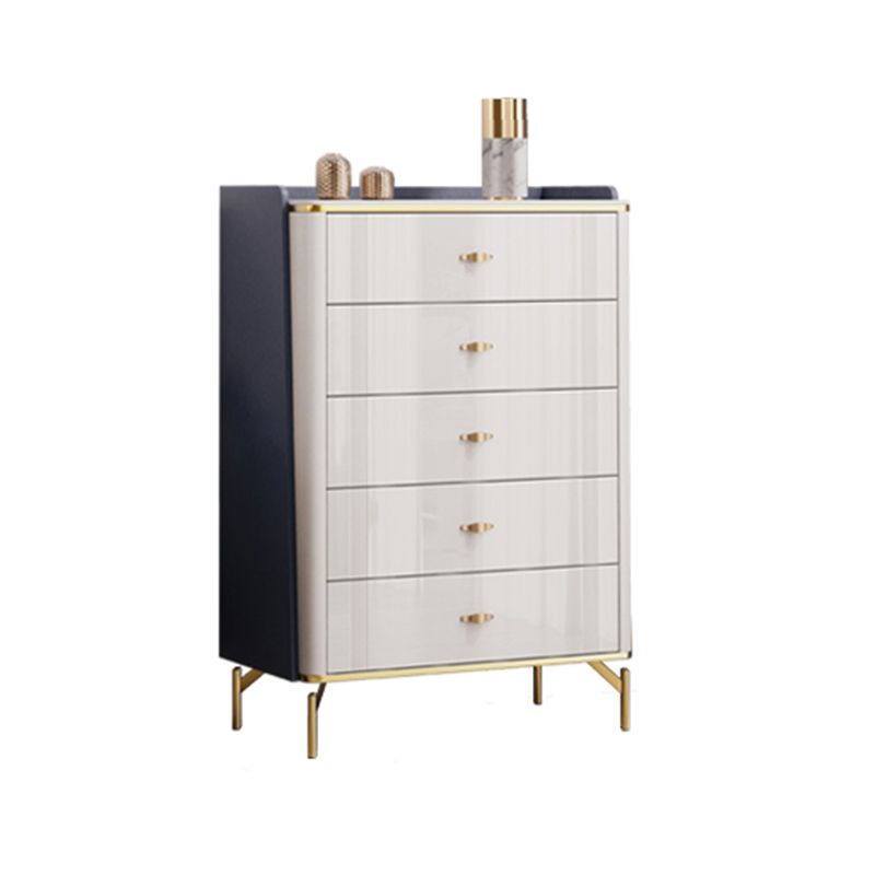 15.6" Width Classic Glam Storage Chest Stone Storage Chest Dresser