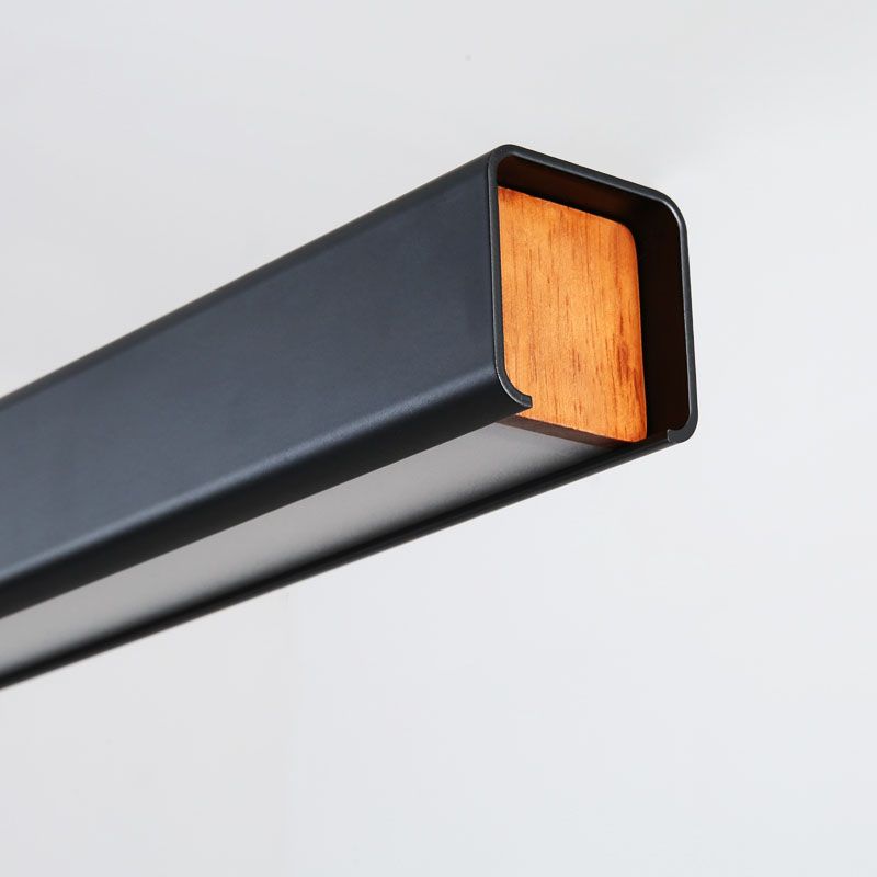 Luci a sospensione moderna contemporanea per l'illuminazione dell'isola lineare dell'isola della cucina