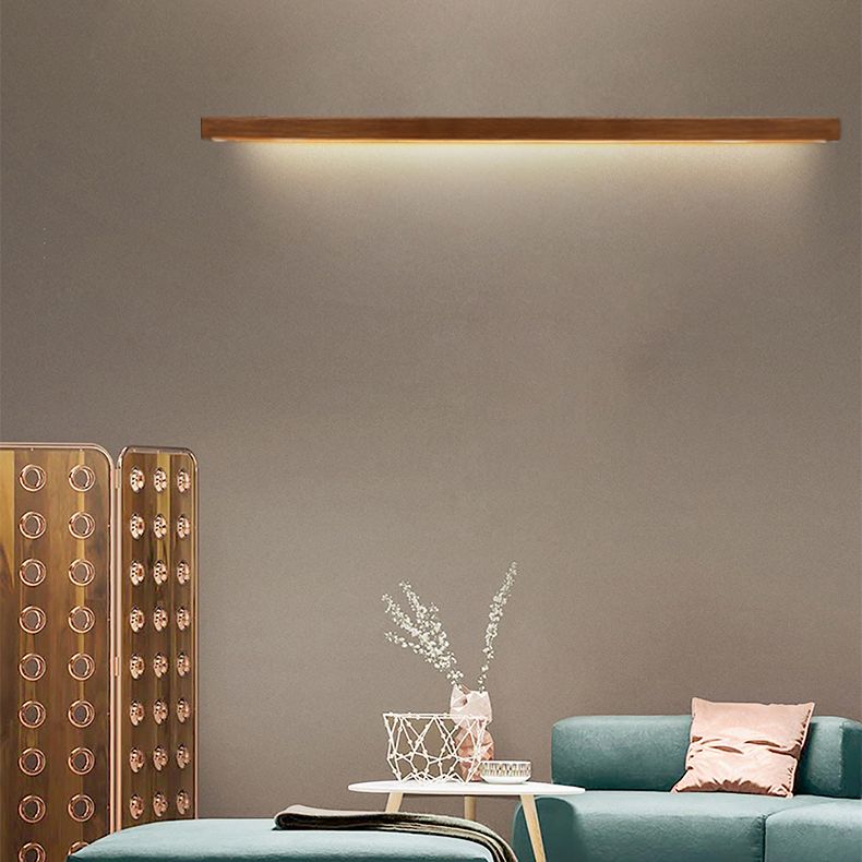 Nordic LED Wall Light Fixture Creative Wooden Wall Light Sconce for Bedroom