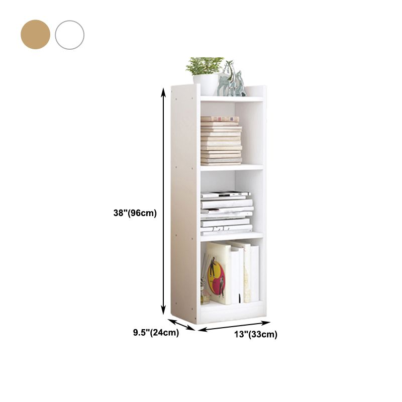 Closed Wooden Bookshelf Modern Minimalist Home Corner Bookcase