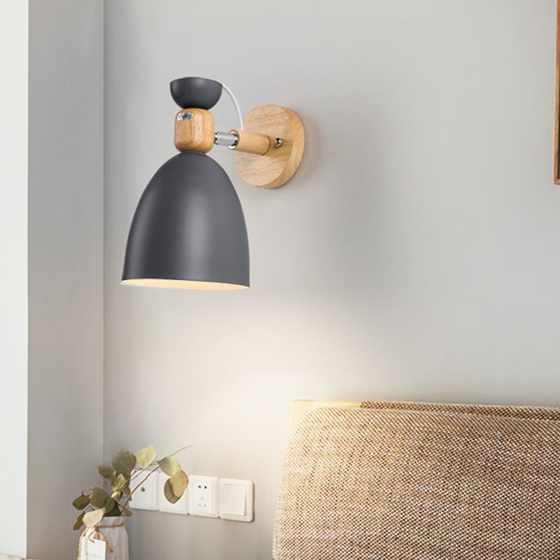 Geometric Wall Lamps Modern Style Metal 1 Light Wall Lighting Ideas