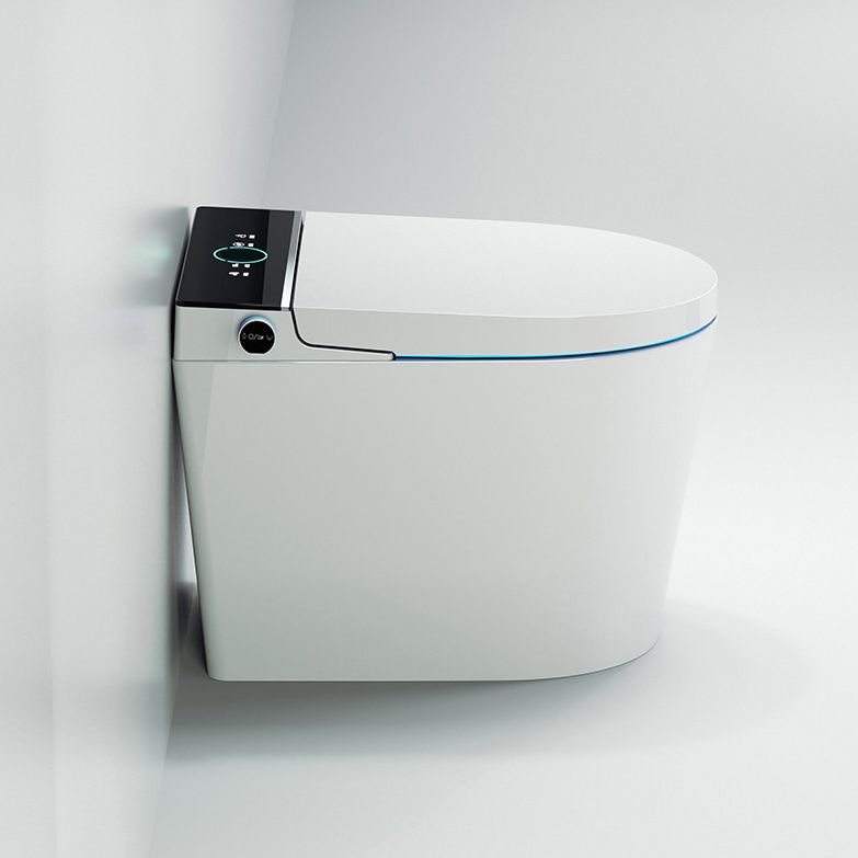 Modern Floor Mount Urine Toilet White Siphon Jet Toilet Bowl with Toilet Seat