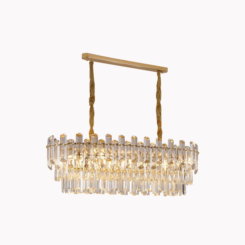 Moderne Stil Geometrische Inselleuchten Kristallpendelleuchten für Kücheninsel