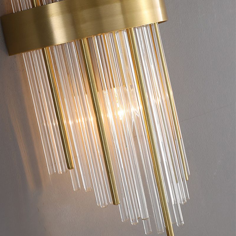 Kristallgeometrischer Schatten 2 Leichter Wandleuchten moderner Wandmontageleuchte in Gold