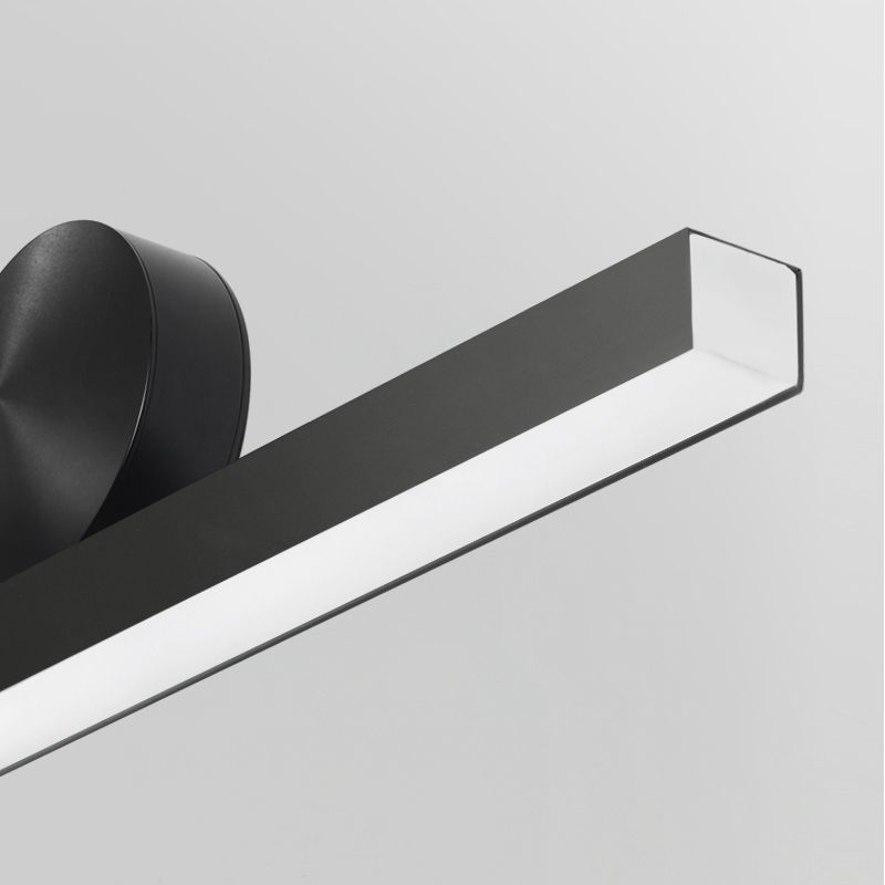 Minimalism Sconce Light Fixture Black Led Wall Light Fixture for Living Room