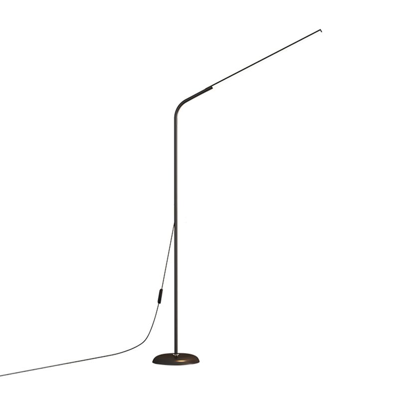 1 lampadaire linéaire léger modernisme lampe standard en métal pour le salon