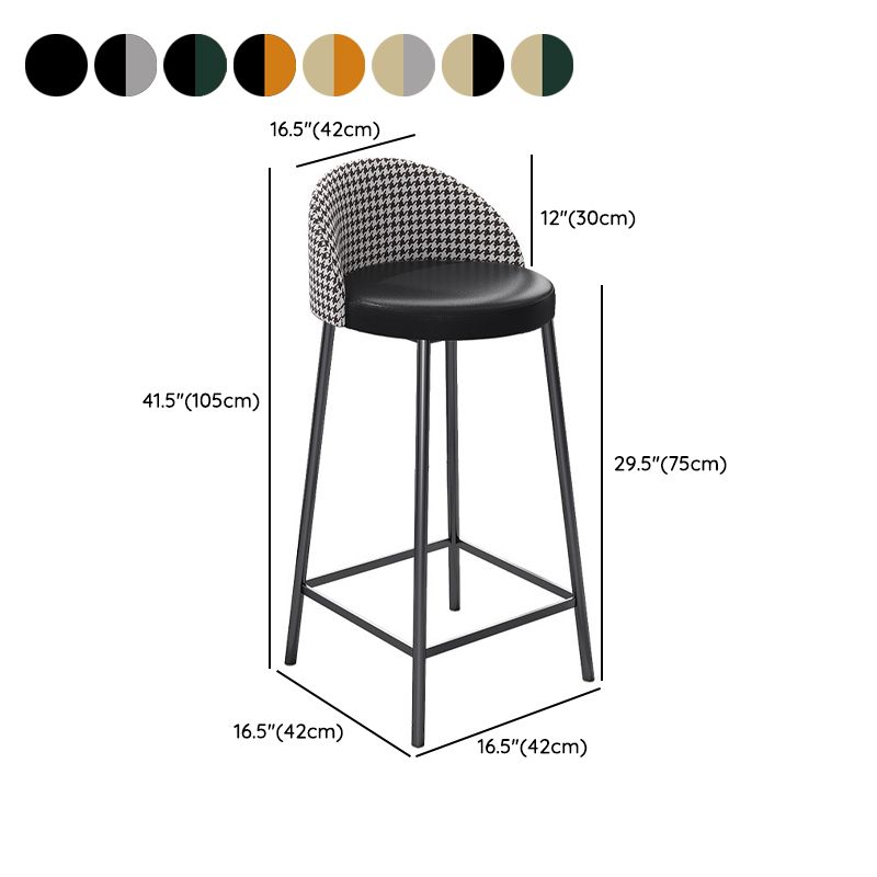 Glam Rectangular Counter Height Pub Set 1/4 Pieces Table and Stool Set