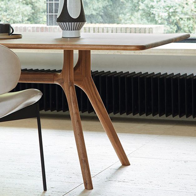 Dining Room Rectangle Dinner Table Kitchen Solid Wood Dining Table