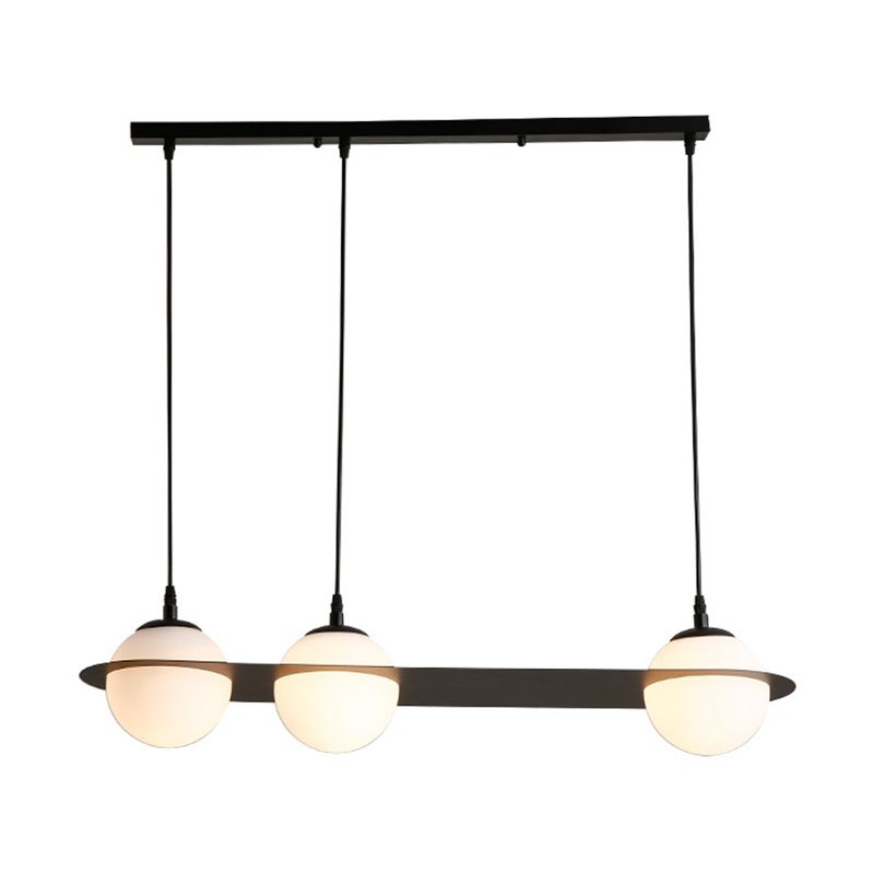 Globe Pendant Light Modern Kitchen Island Lighting Glass Island Light Fixture