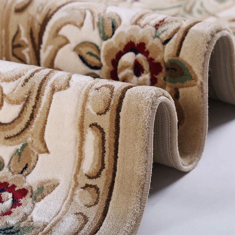 Traditioneel gebied Rug Classic Medallion Print Tapijt vlekbestendig polyester tapijt voor woonkamer