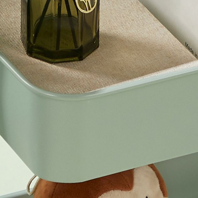 Stahl zeitgenössischer vertikaler Bücherregal mit Caster Wheels Bücherregal, 17,7 "L x 15" W x 32,3 "H