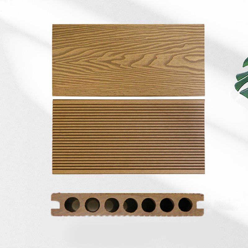 3D Embossed Wood Grain Flooring Modern Style Non-slip Rectangle Wood Flooring