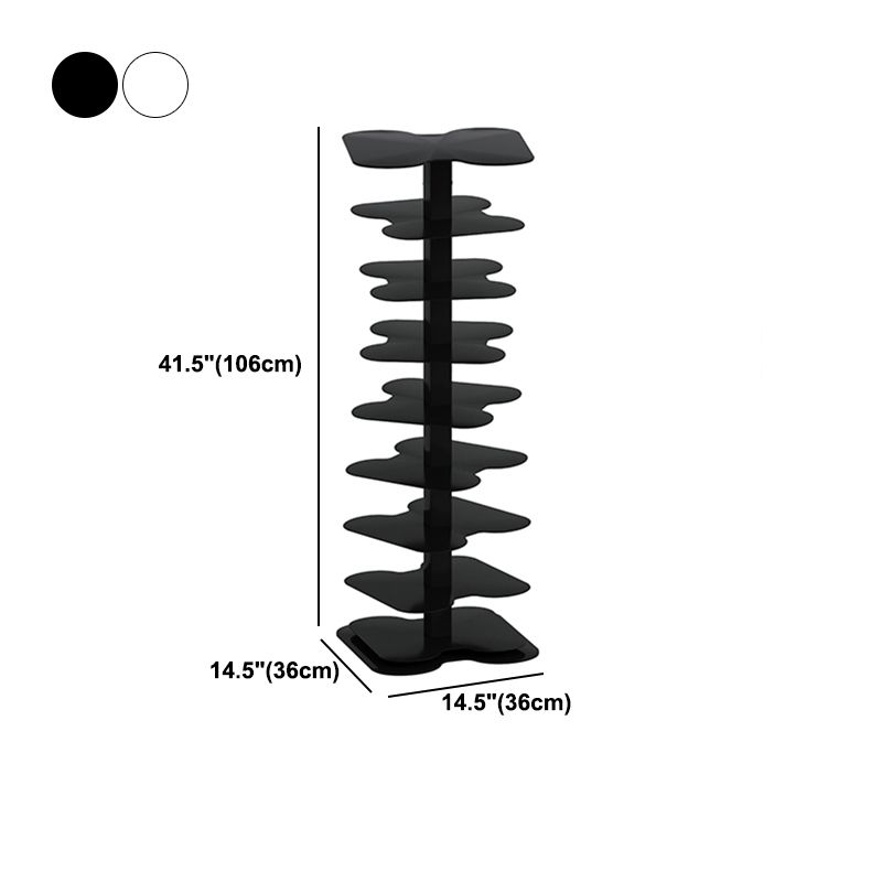 Metal Bookcase Minimalist Style Free Form Shelf for Study Room