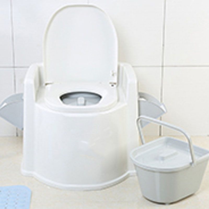 Contemporary Plastic Toilet Floor Mounted Toilet Bowl for Washroom