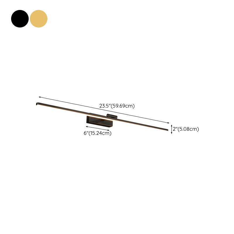 Minimalism Vanity Light Streamlined LED Bathroom Mirror Lamp