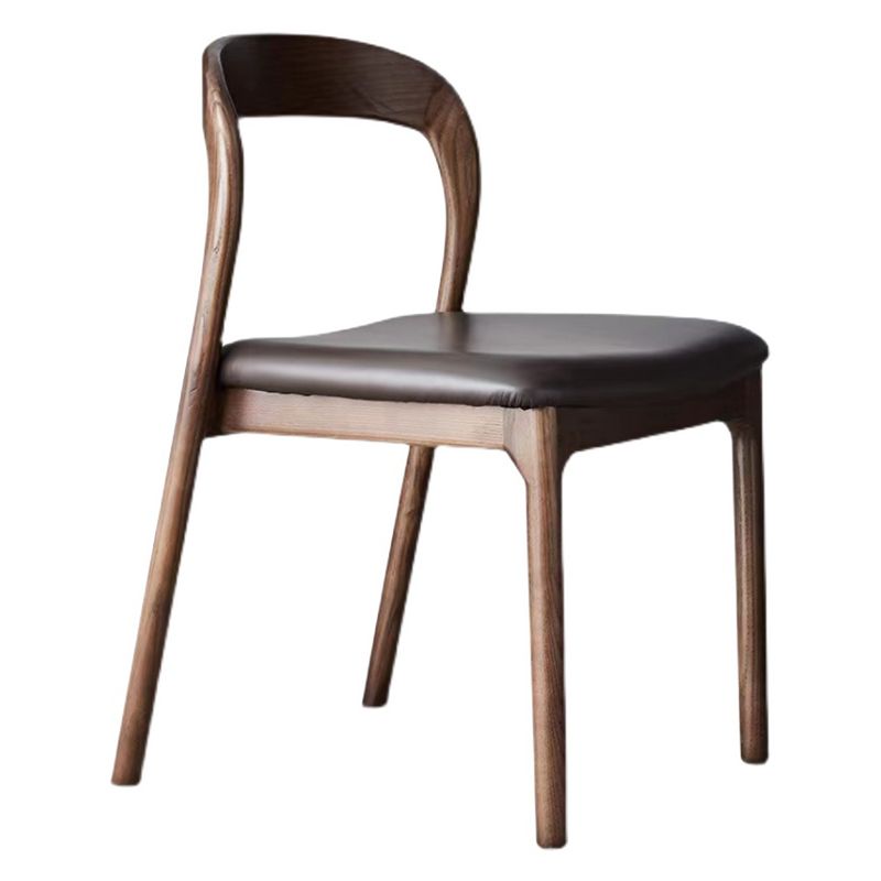 Dining Room Contemporary Armless Chair Solid Wood Dining Chair