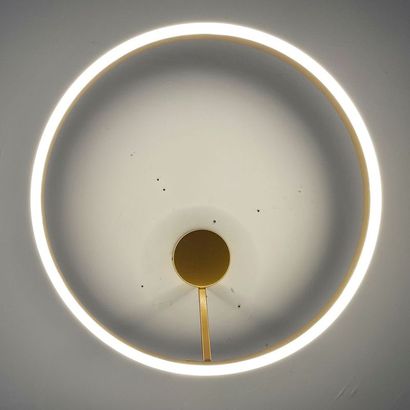 Accesorio de techo LED de acrílico para iluminación semi circular de estilo simple