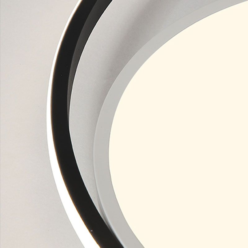 Lámparas circulares de montaje empotrado para techo, accesorios de iluminación modernos para sala de estar