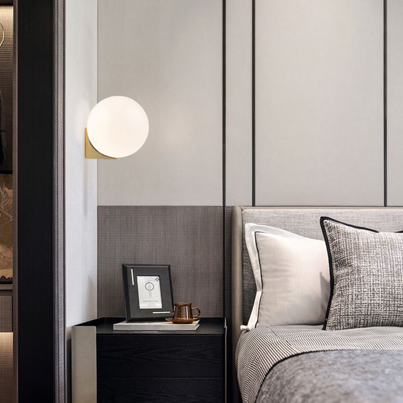 Modern Golden Wall Light Sconces Globe Wall Lighting for Home