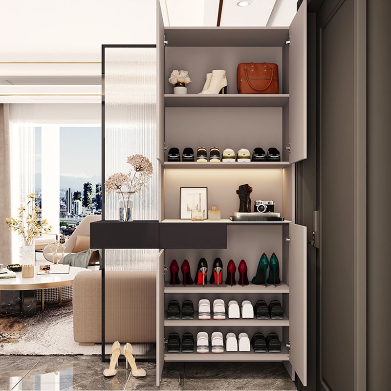 Modern Accent Cabinet Scratch Resistant and Stain Resistant Storage Cabinet with Doors